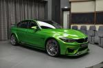BMW M3 Sedan in Java Green M Performance by Abu Dhabi Motors 2017 года